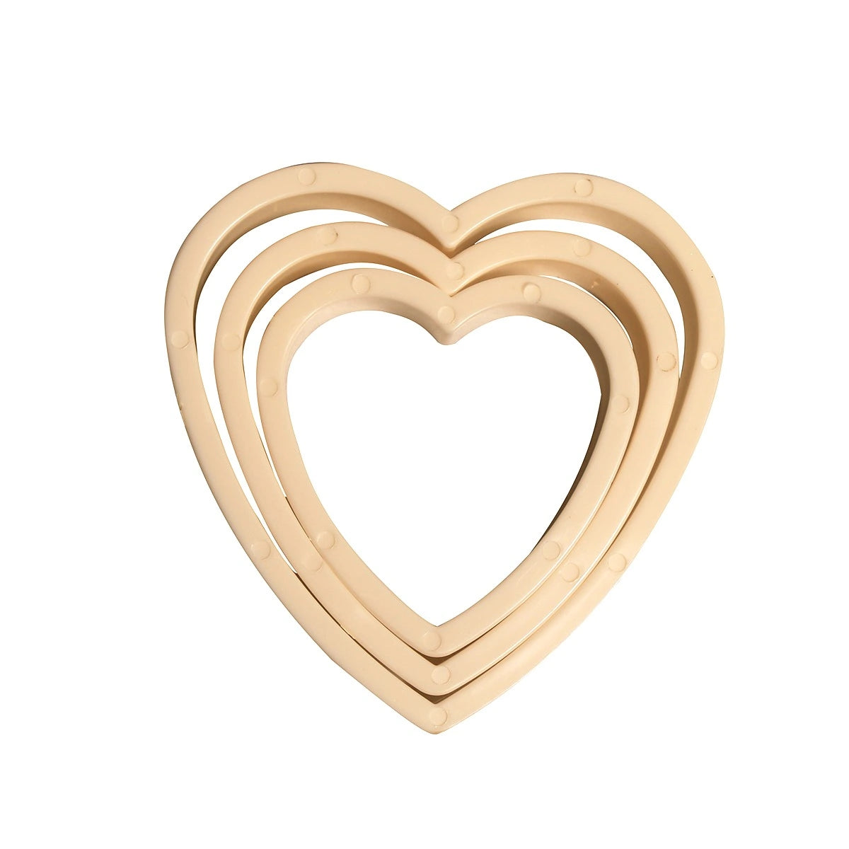 Plastic Heart Cutter (3 pcs)