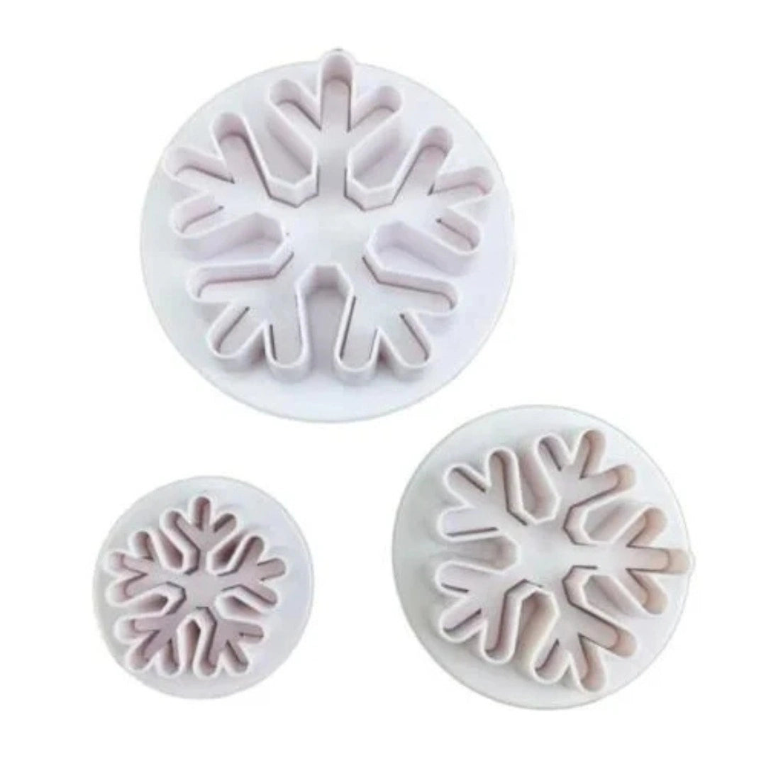 Snowflake Plunger Cutter (3 pcs set)
