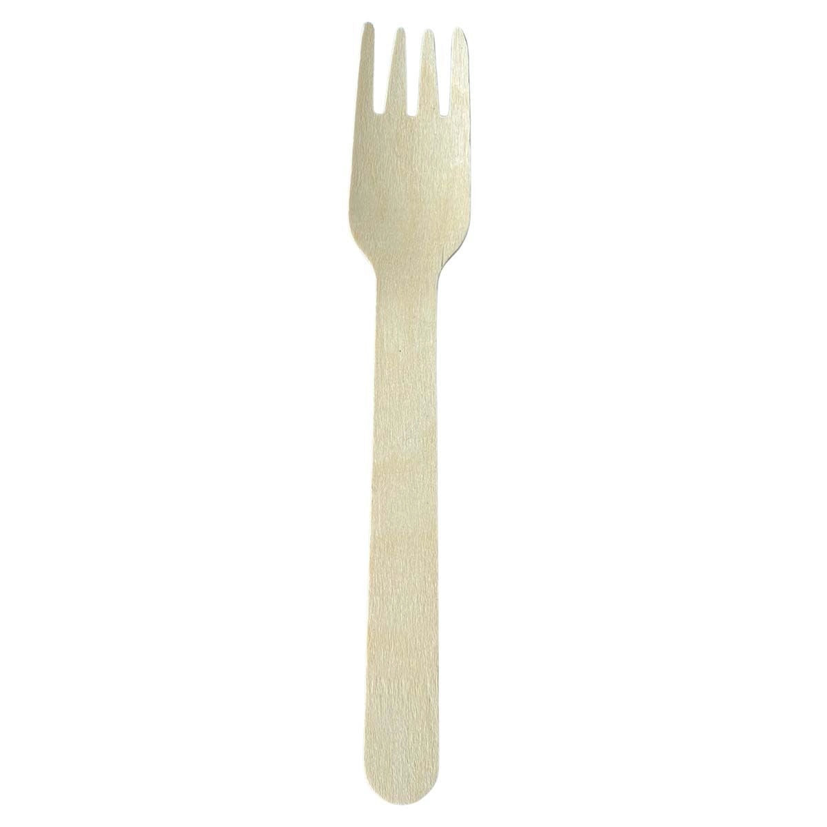 Wooden Forks 100 pcs Packet (140 mm)