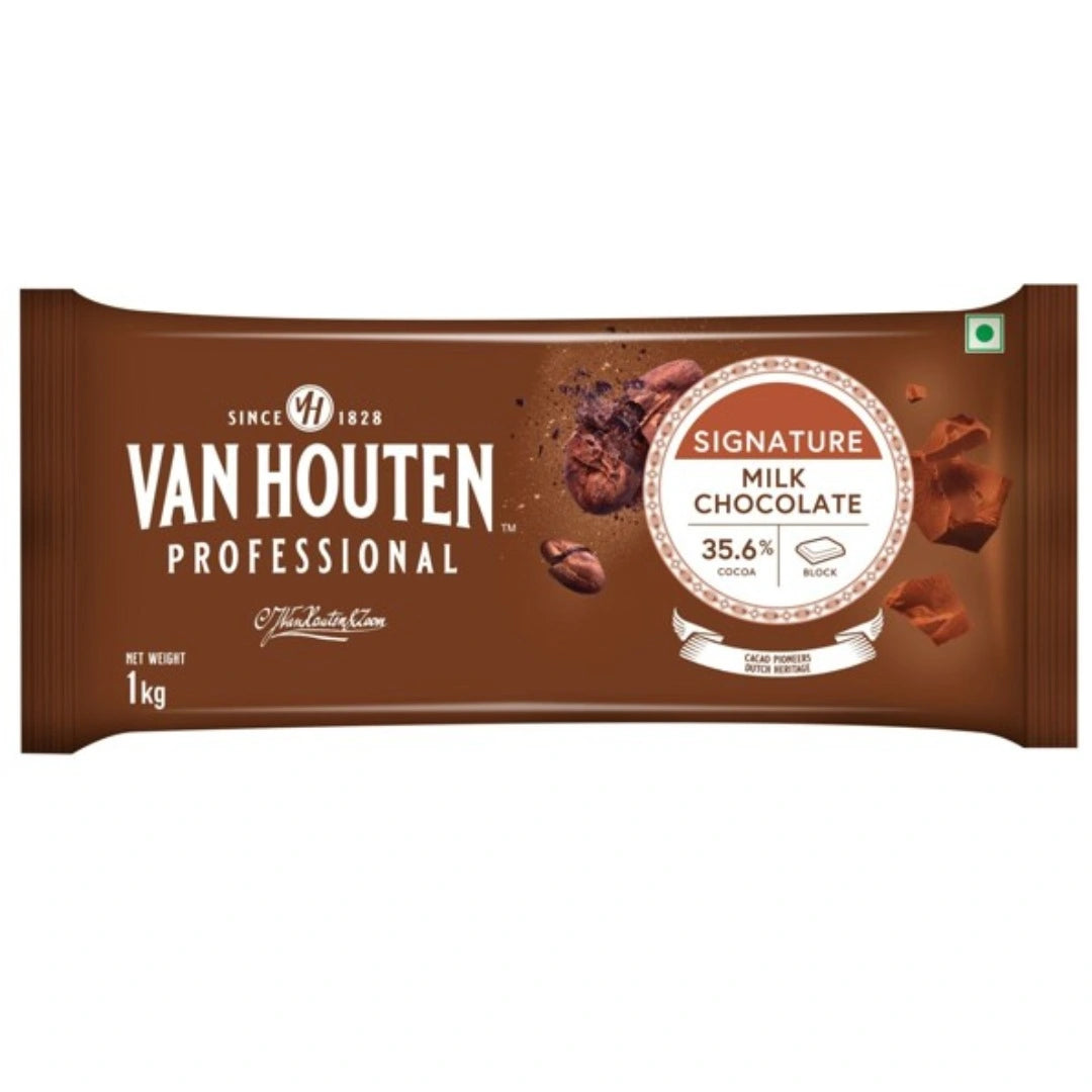 Van Houten Professional Milk Chocolate Block (1 kg)