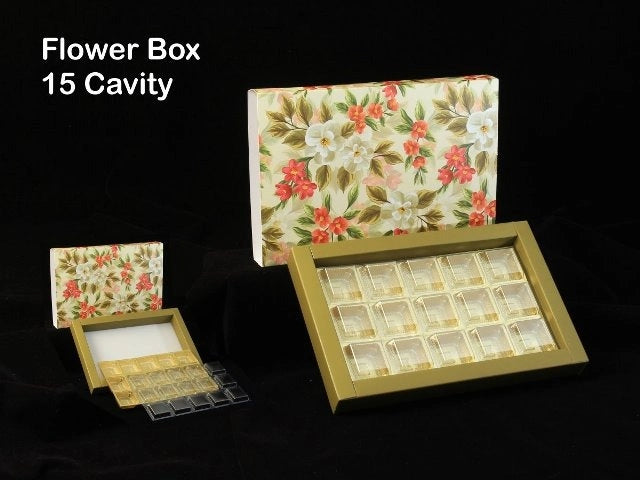 Chocolate Flower Box (15 Cavity)