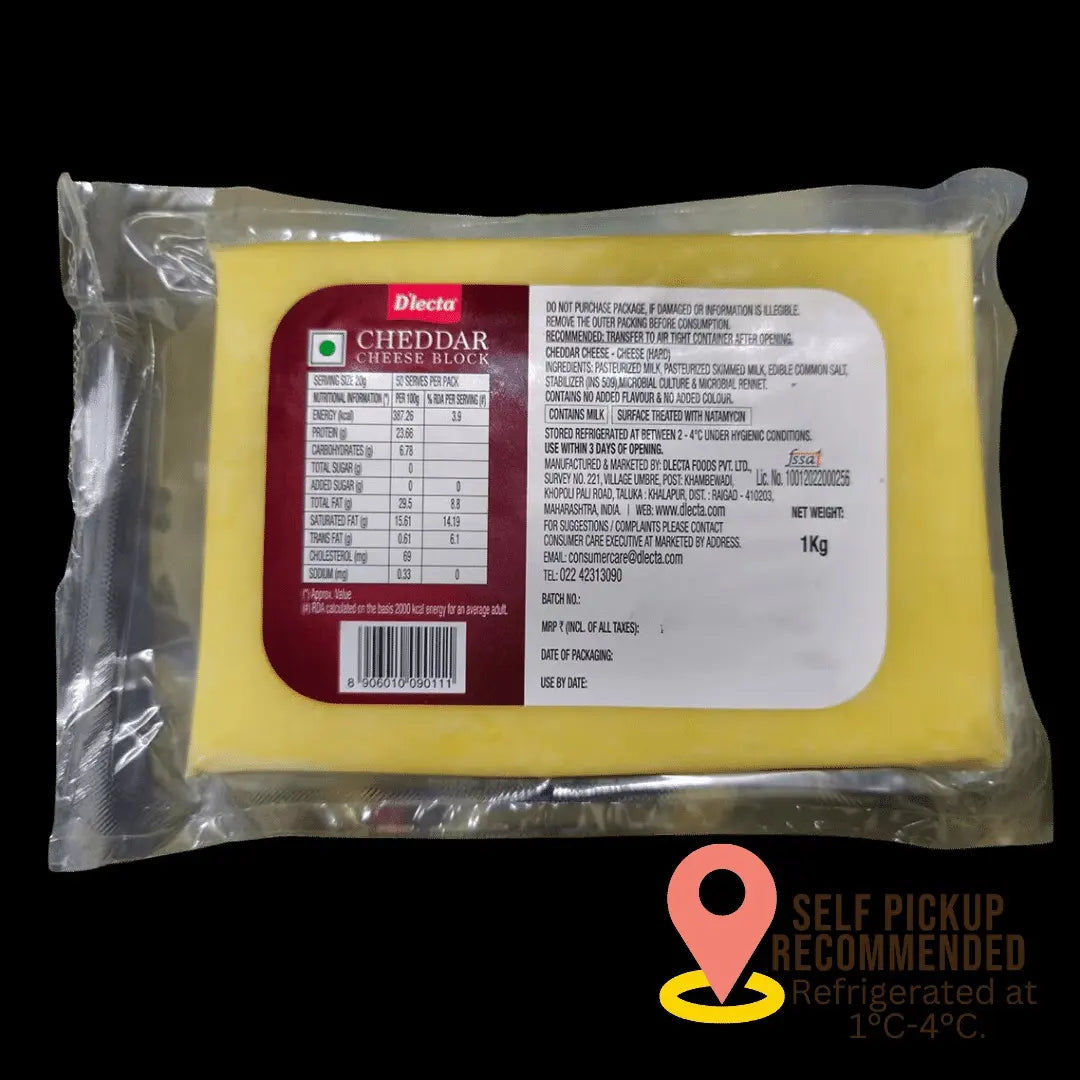 Dlecta Natural Cheddar Cheese (1 kg)