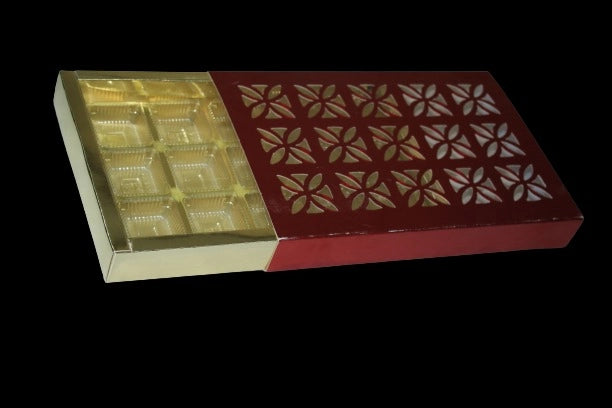 Chocolate Red Net Box (15 Cavity)