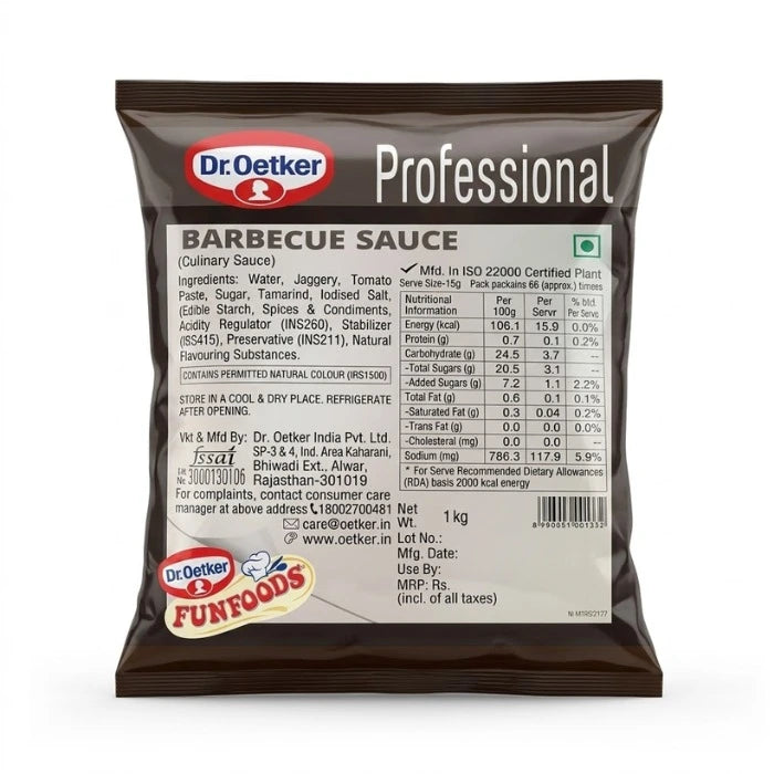 Dr. Oetker Funfoods Barbecue Sauce (1 kg)