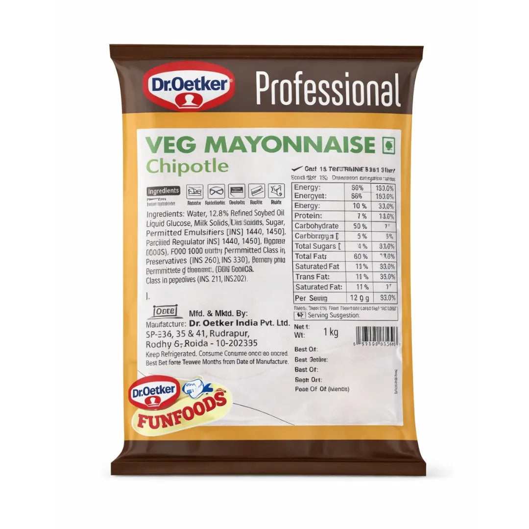 Dr. Oetker Funfoods Veg Mayonnaise Chipotle (1 kg)