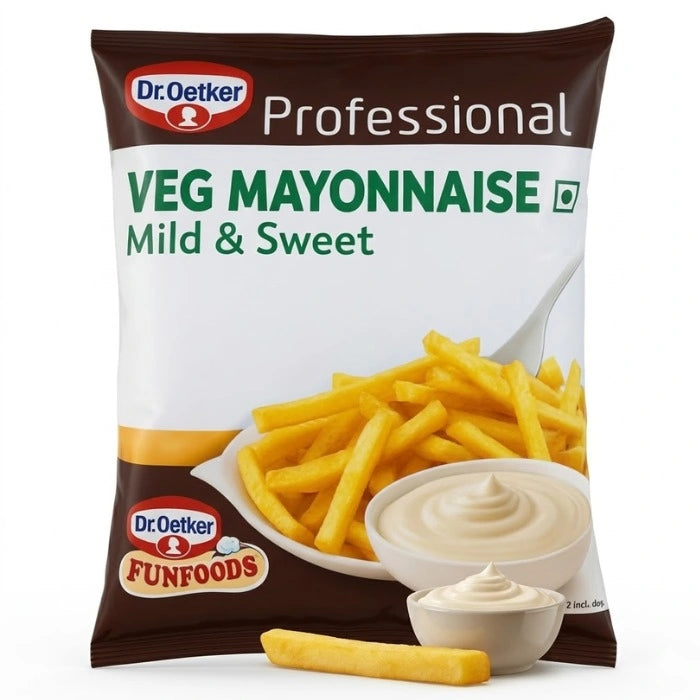 Dr. Oetker Funfoods Veg Mayonnaise Mild Sweet (1 kg)