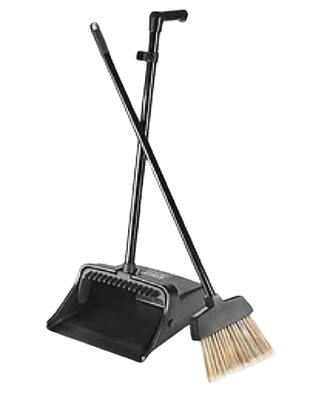 Lobby Dustpan With Broom