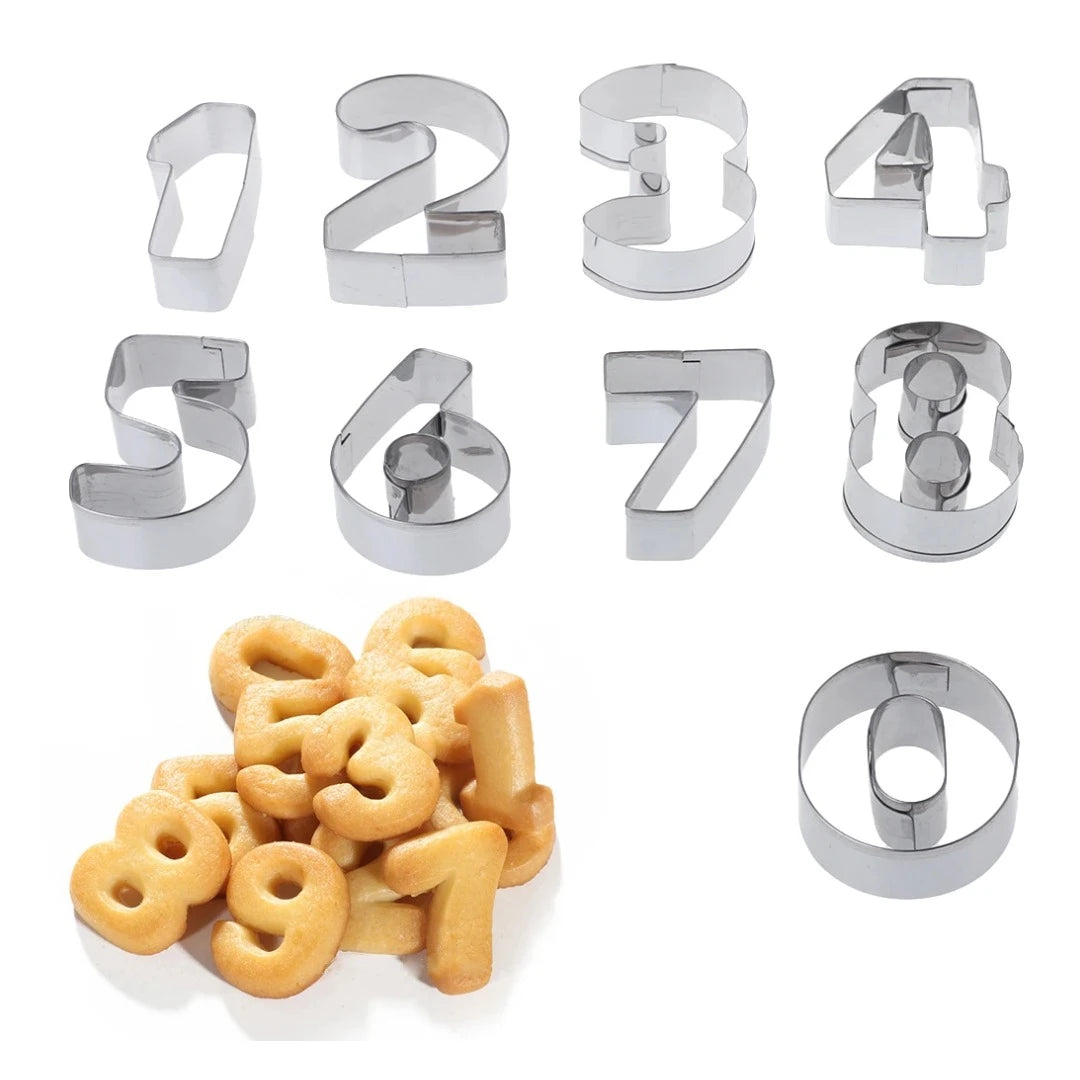 Medium Size Numbers Cookie Mould (0-9)