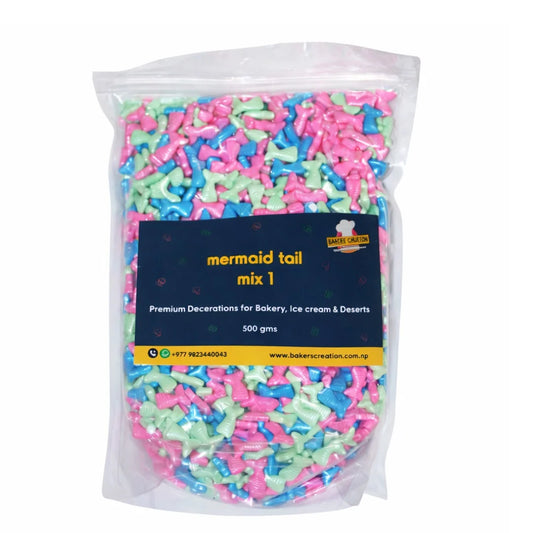 Baker's Creation Cake Sprinkles Mermaid Tail Mix 1 (500 g)