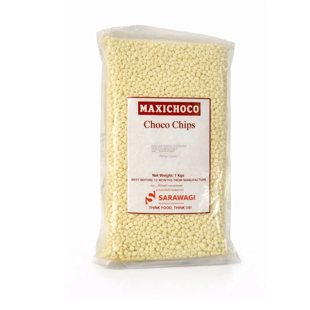 Maxichoco White Compound Choco Chips Maxichoco (1 kg)