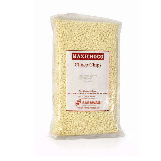 Maxichoco White Compound Choco Chips Maxichoco (1 kg)