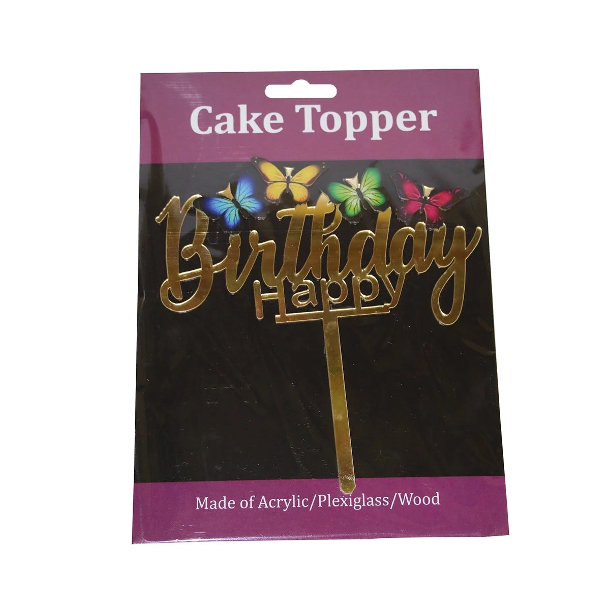 Printed Acrylic Cake Decoration Topper (6 in)