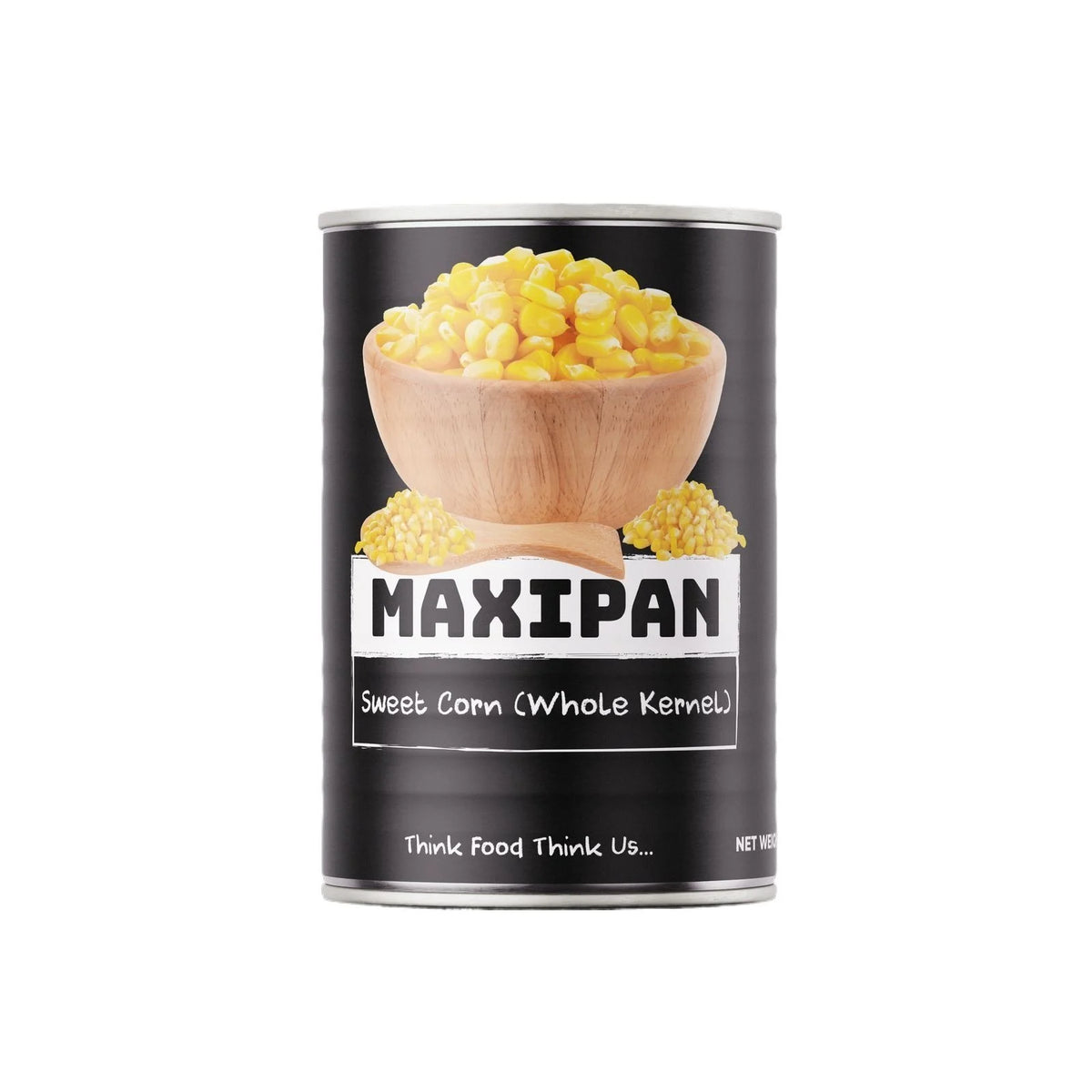 Maxipan Canned Sweet Corn Kernels Open Lid