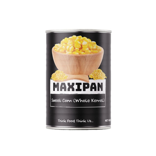 Maxipan Canned Sweet Corn Kernels Open Lid