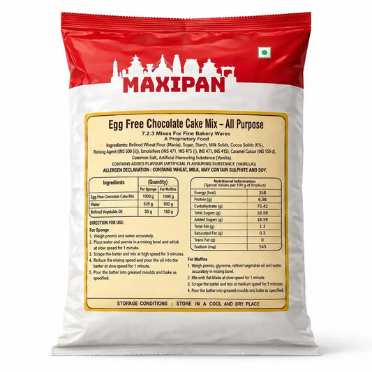 Maxipan Egg-Free Chocolate Cake Mix All Purpose