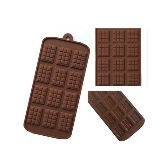 Silicon Small Chocolate Bar Mould (12 Cavity)