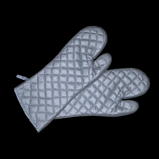 Silver Oven Gloves
