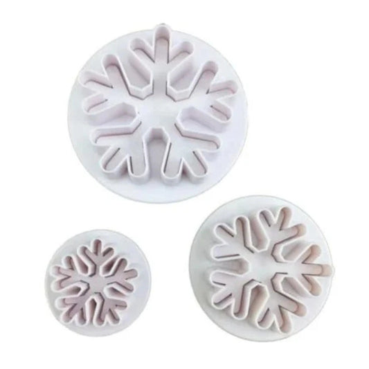 Snowflake Plunger Cutter (3 pcs set)