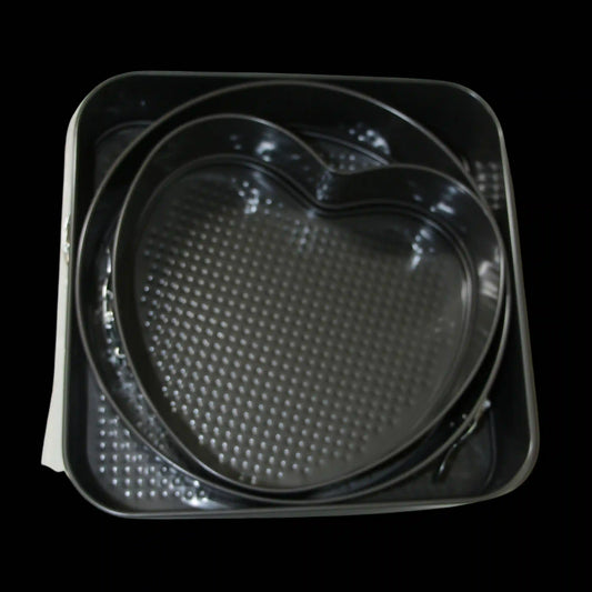 Spring Foam Cake Tin Assort Shape (3pcs)