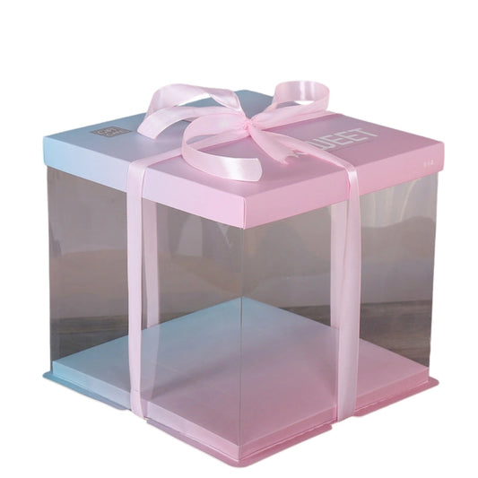 Transparent Plastic Cake Box