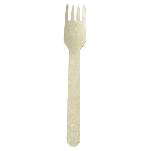 Wooden Forks 100 pcs Packet (140 mm)