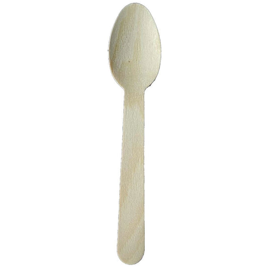 Wooden Spoons 100 pcs Packet (160 mm)