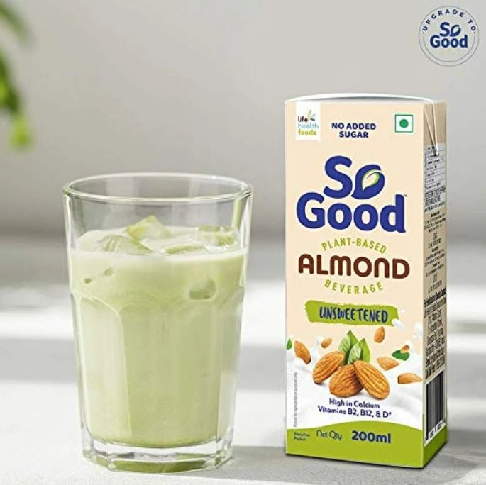 So Good Almond Milk Unsweetened Vegan Milk (200 ml)