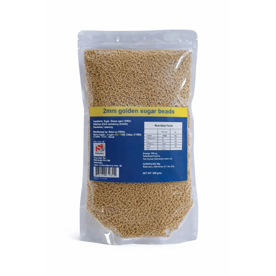 Baker's Creation Golden Sugar Beads (2 mm)