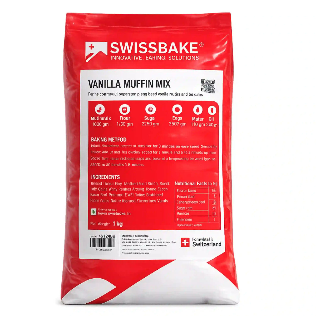 Swissbake Vanilla Muffin Mix