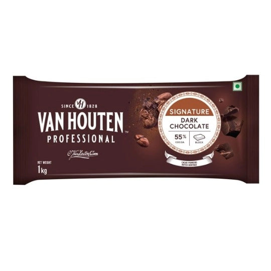 Van Houten Professional Dark Chocolate Block