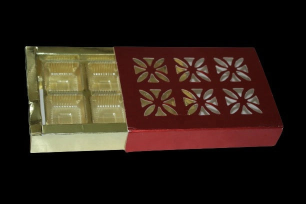 Chocolate Red Net Box (6 Cavity)