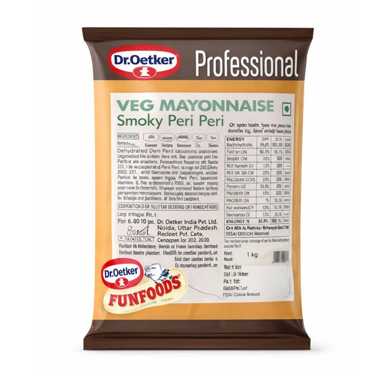 Dr. Oetker Funfoods Veg Mayonnaise Smoky Peri Peri (1 kg)
