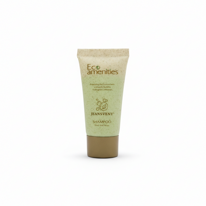 Eco-Friendly Shampoo 20ml - Biodegradable Wheat Straw Packaging