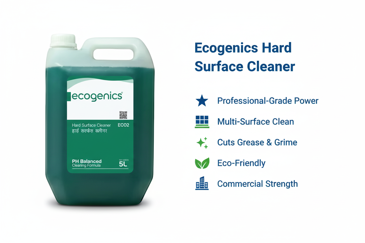 Eco hard surface cleaner 5L for tiles kitchen counters bathroom commercial hotels Nepal