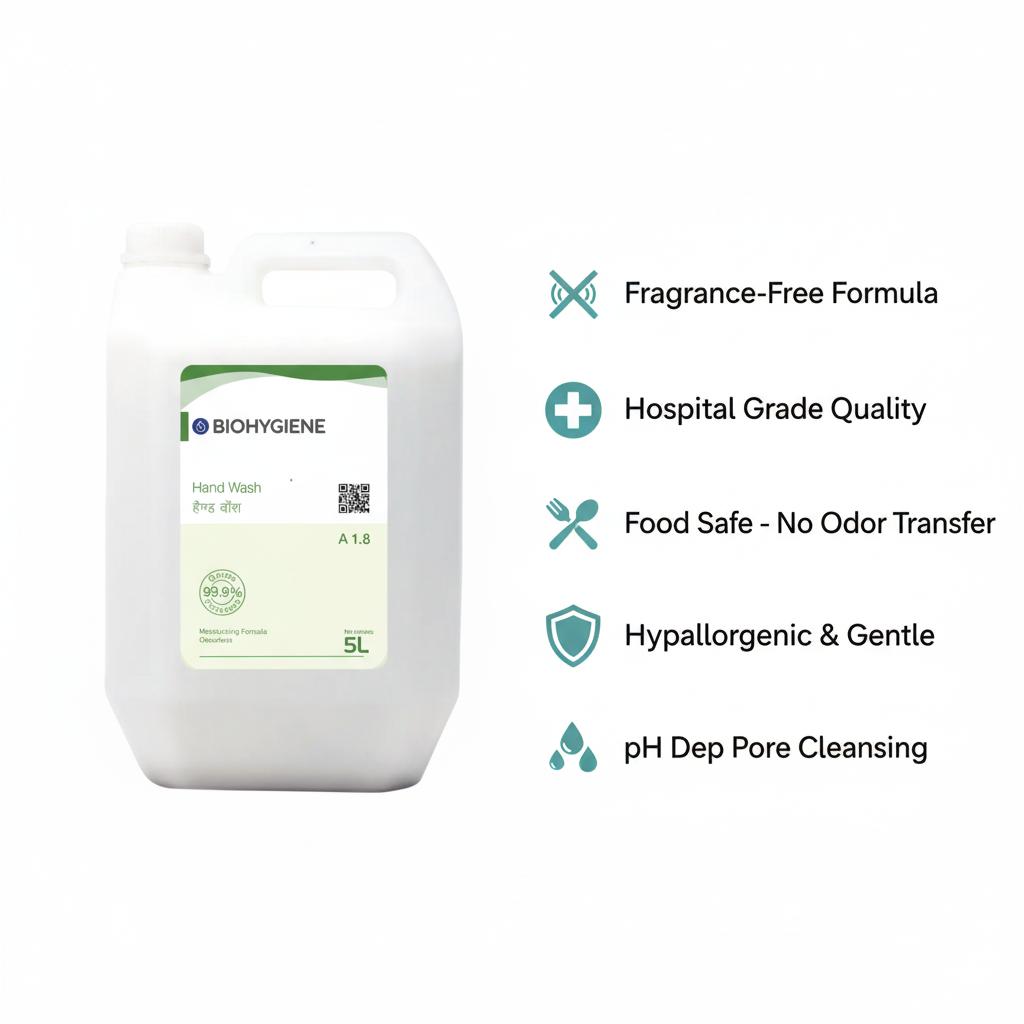 Ecogenics Fragrance-Free Hand Wash 5L - Unscented Hand Soap Nepal