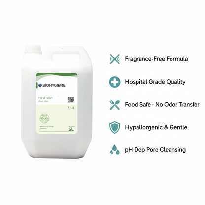 Ecogenics Fragrance-Free Hand Wash 5L - Unscented Hand Soap Nepal