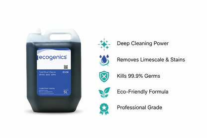 Ecogenics Toilet Bowl Cleaner 5L - Deep Cleaning & Stain Removal | Wholesale Nepal