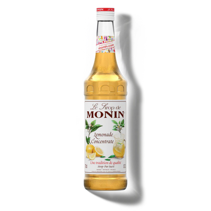 Monin Lemonade Concentrate 700ml glass bottle pale yellow lemon concentrate premium French concentrate sharp citrus delicate sweetness instant lemonade cocktails sodas granitas Nepal wholesale Kathmandu HORECA cafes juice bars restaurants