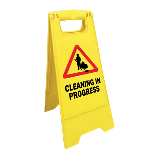 Kibble Cleaning in Progress Sign